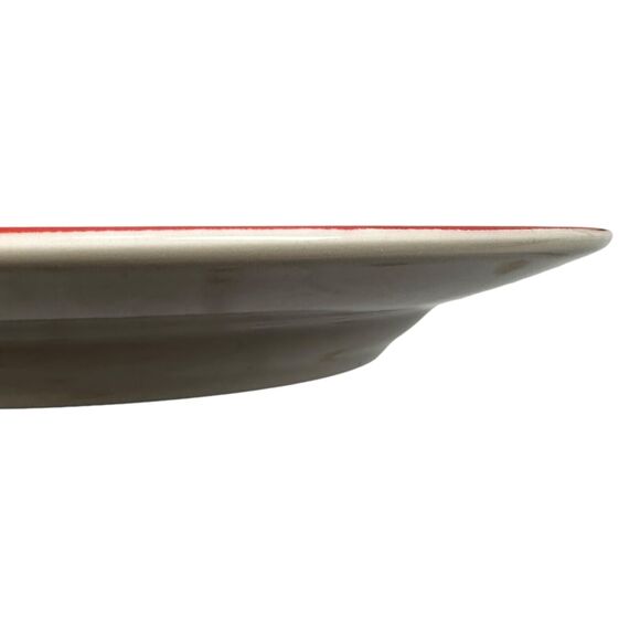 Spode Christmas Jubilee Salad Plate 8" Reindeer Tree Lot of 4 Green Red White - Picture 5 of 7